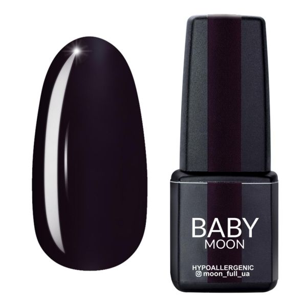 Гель-лак Baby Moon Burgundy 01 темний баклажан 6мл