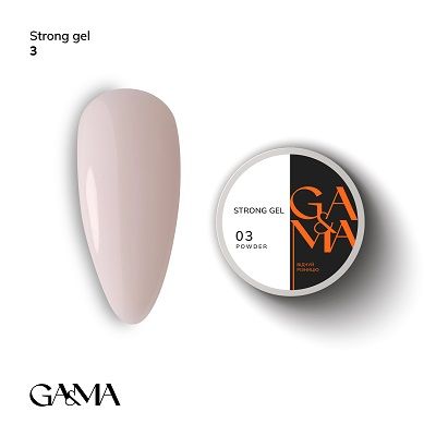 Strong Gel GaMa 003 Powder Пудровый 30г