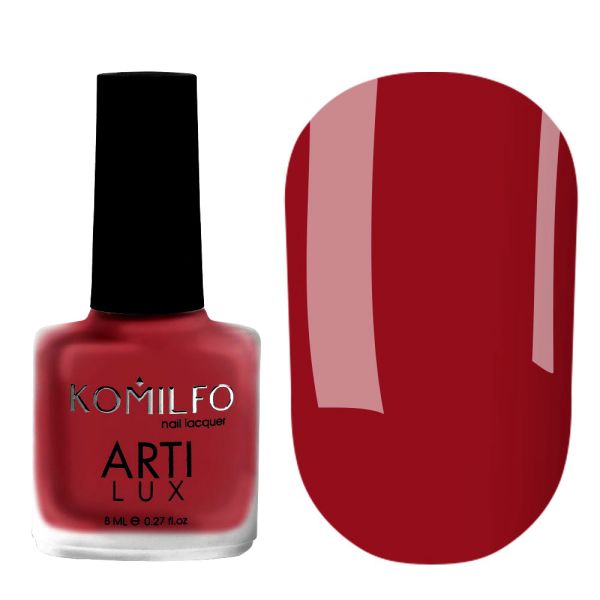 Лак для ногтей Komilfo ArtiLux Lady in Red 003 (classic red, эмаль), 8 мл