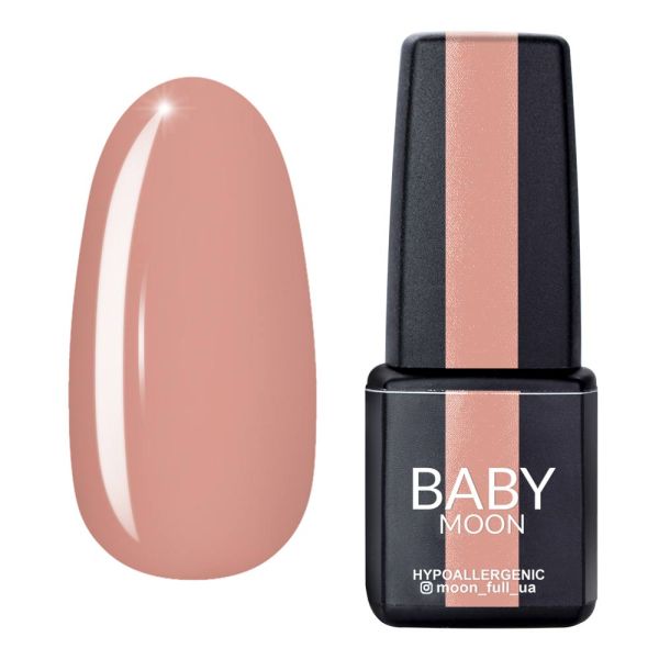Гель-лак Baby Moon Pastel 03 персик з капучіно, 6мл