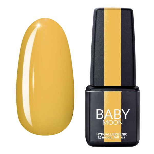 Гель-лак Baby Moon Sunny Solo 03 жовтий каррі, 6мл