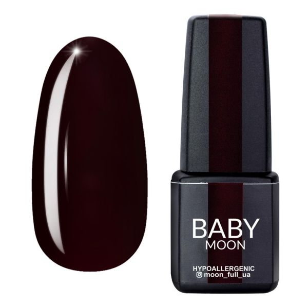 Гель-лак Baby Moon Burgundy 03 шоколадно-вишневий 6мл