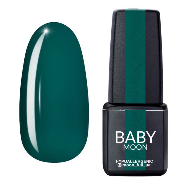 Гель-лак Baby Moon Green Sea 04 яскраво-зелений, 6мл