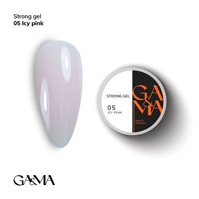Strong Gel GaMa 005 Icy Pink Холодний рожевий  30г