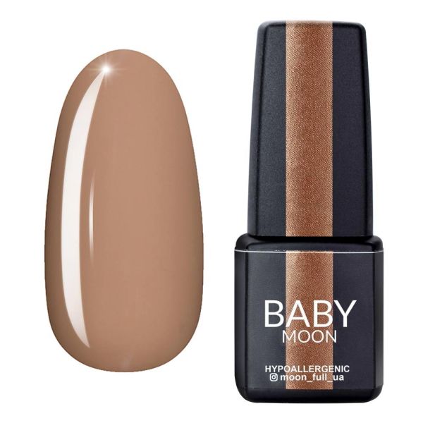 Гель-лак Baby Moon Pastel 06 капучіно темний, 6мл
