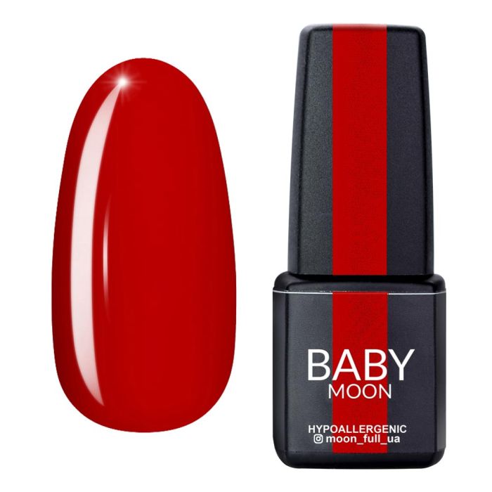 Гель-лак Baby Moon Red Chic 06 класичний червоний, 6мл