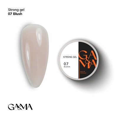 Strong Gel GaMa 007 Blush Беж 30г