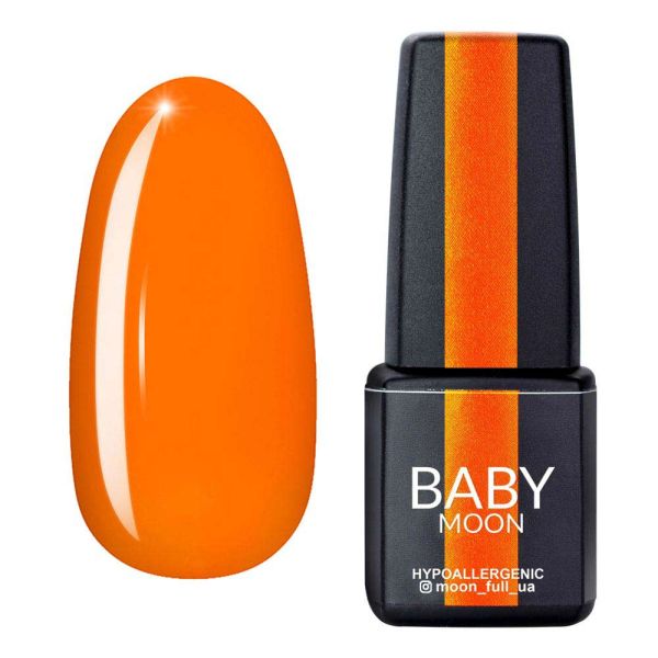 Гель-лак Baby Moon Perfect Neon 07 помаранчевий, 6мл 