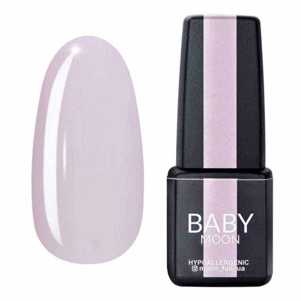 Гель-лак Baby Moon Sensual Nude 08 світло-бузковий 6мл