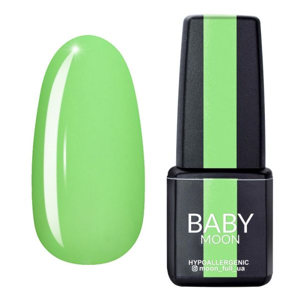 Гель-лак Baby Moon Perfect Neon 11 світло-салатовий, 6мл 