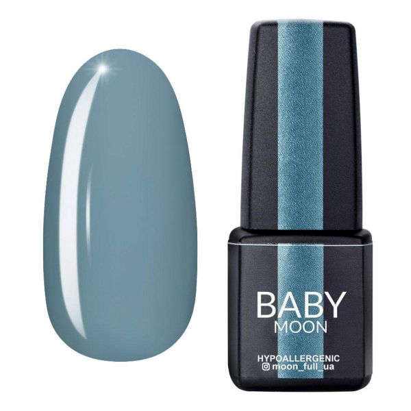 Гель-лак Baby Moon Cold Ocean 11 сіро-блакитний, 6мл