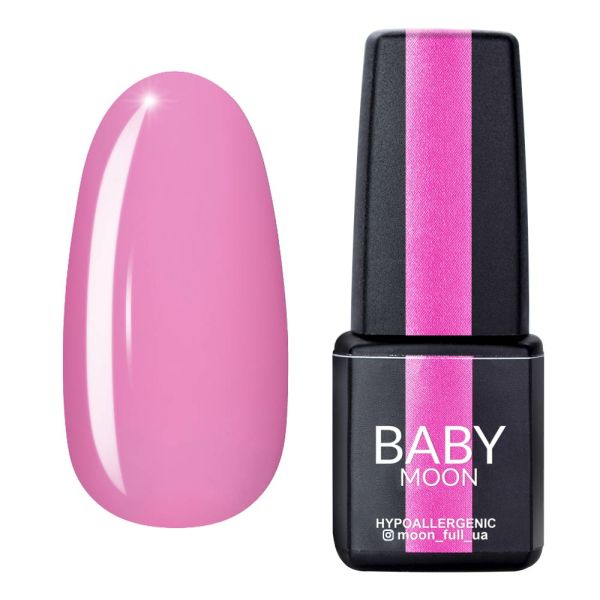 Гель-лак Baby Moon Dolce Rose 12, холодний рожевий 6мл