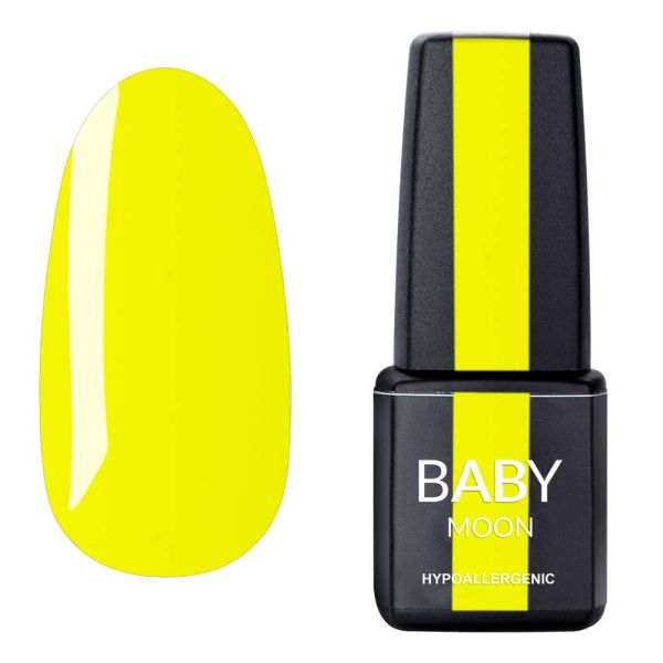 Гель-лак Baby Moon Perfect Neon 13 яскравий жовтий, 6мл 