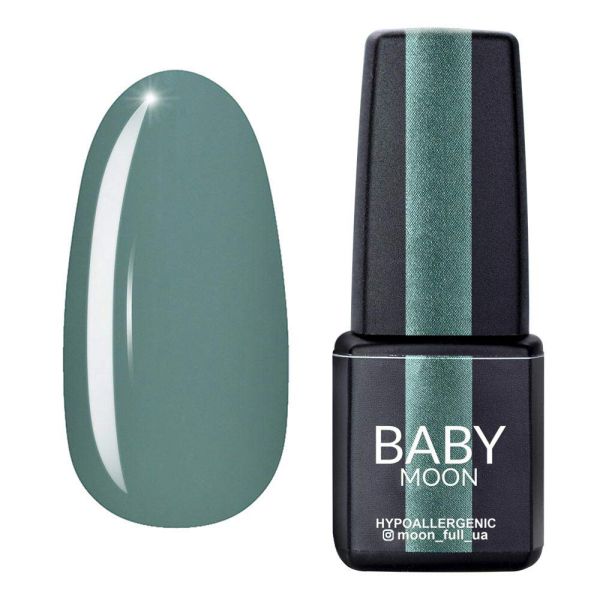Гель-лак Baby Moon Cold Ocean 15 димчасто-сірий, 6мл