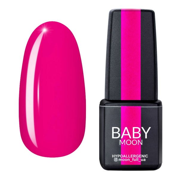 Гель-лак Baby Moon Dolce Rose 15, малиновий 6мл