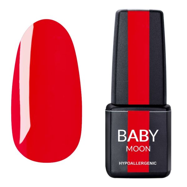 Гель-лак Baby Moon Perfect Neon 18 червоно-рожевий, 6мл 