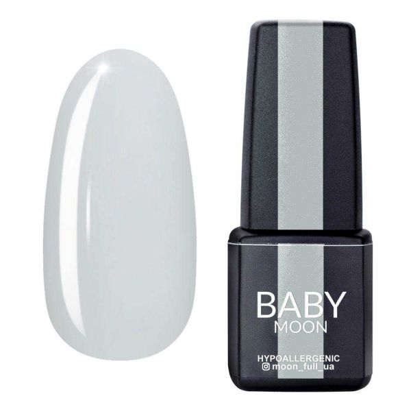 Гель-лак Baby Moon Sensual Nude 19 білий напівпрозорий, 6мл