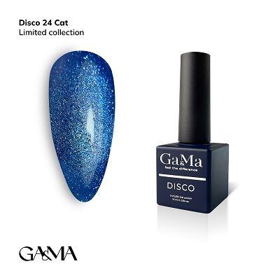 Гель-лак GaMa Disco Cat светоотражающий кошачий глаз 024 10мл