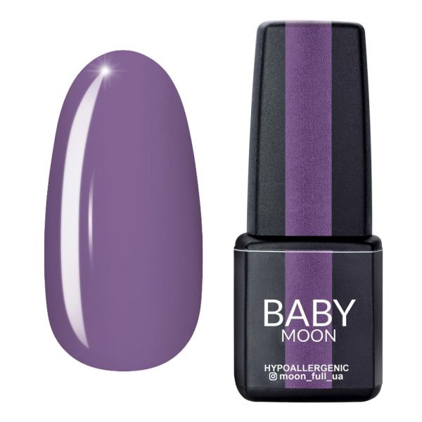 Гель-лак Baby Moon Lilac Train 24 пастельний фіолетовий, 6мл