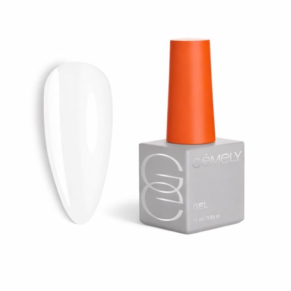 Гель GEMELY Fast builder gel 02, білий 15мл
