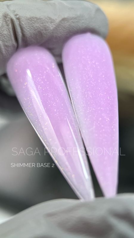 Камуфлююча база Saga Shimmer base 02 (баночка без пензлика), 15мл