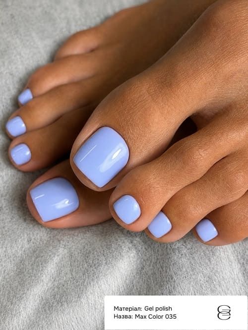 Гель-лак GEMELY Max Color 35 пастельный лавандово-голубой, 10мл