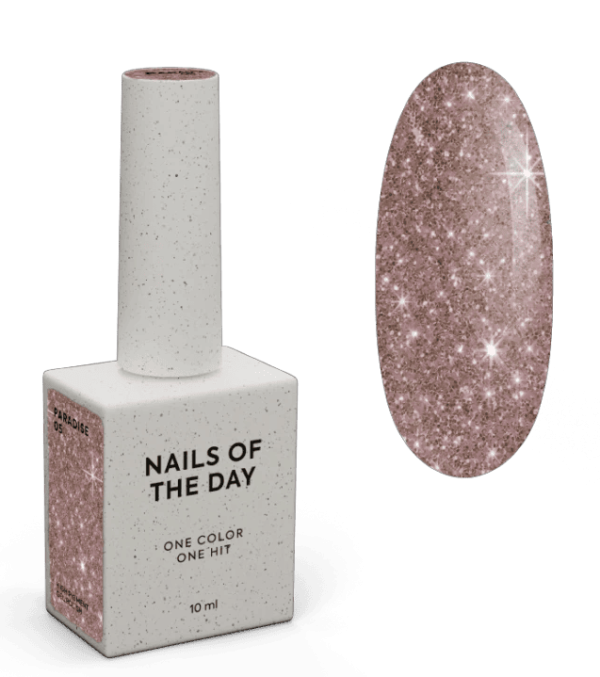 Гель-лак NailsOfTheDay Paradise 05  графітово–коричневий, 10мл