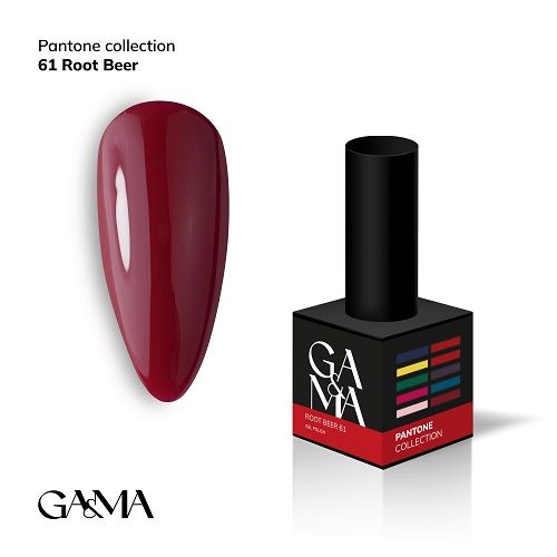 Гель-лак GaMa Pantone collection 061 Root Beer  10мл