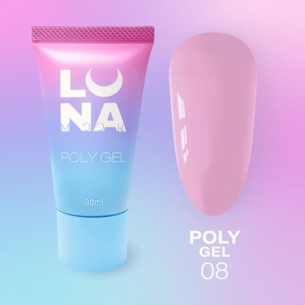 Полігель для нарощування Luna Poly Gel 08, 30мл