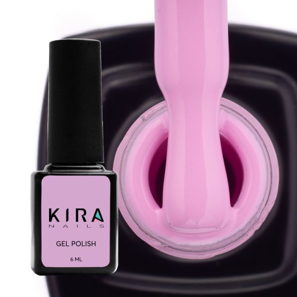Гель-лак Kira Nails №103, (рожево-ліловий, емаль), 6 мл