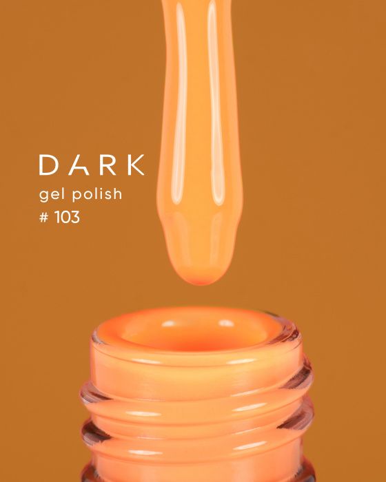 Гель-лак Dark 103 оранжевий