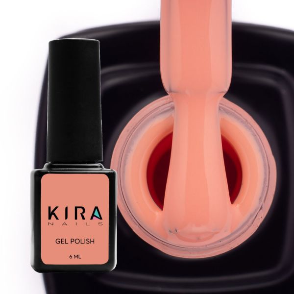 Гель-лак Kira Nails №108 (персиковий, емаль), 6 мл