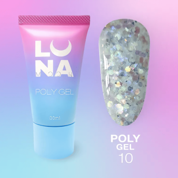 Полігель для нарощування Luna Poly Gel 10, 30мл