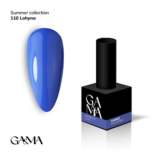 Гель-лак GaMa Summer collection 110 Lohina лохина 10мл