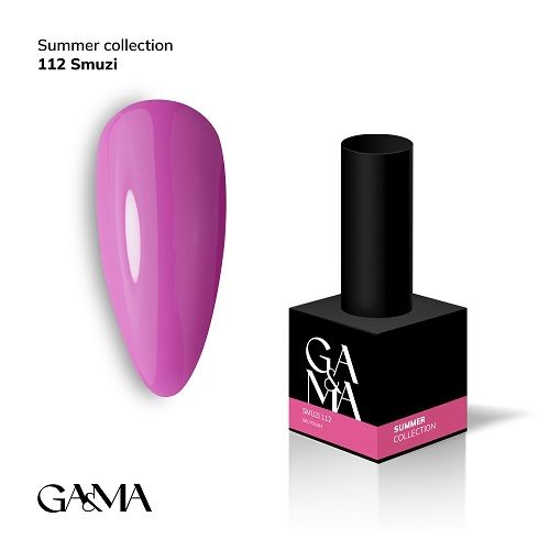 Гель-лак GaMa Summer collection 112 Smuzi смузі 10мл