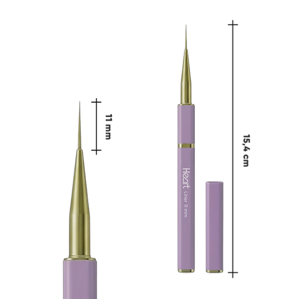 Тонкий пензель Heart  Pro Liner  11мм