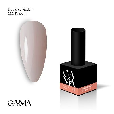 Гель-лак GaMa Liquid pastel 121 Tulpan 10мл