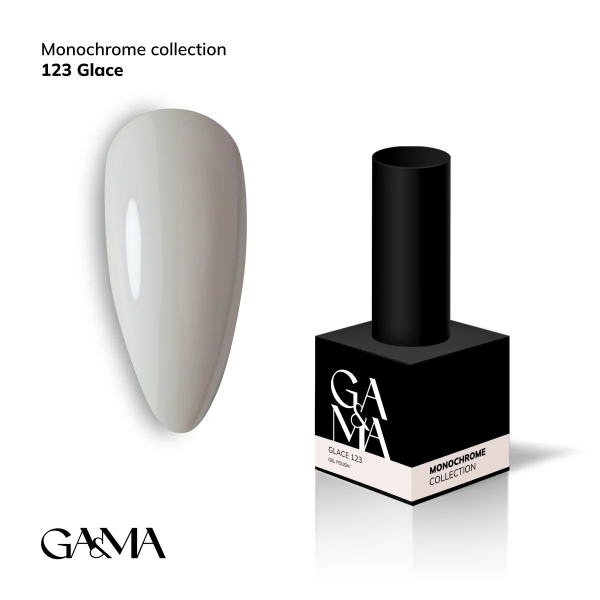 Гель-лак GaMa Monochrome collection 123 Glacé 10мл