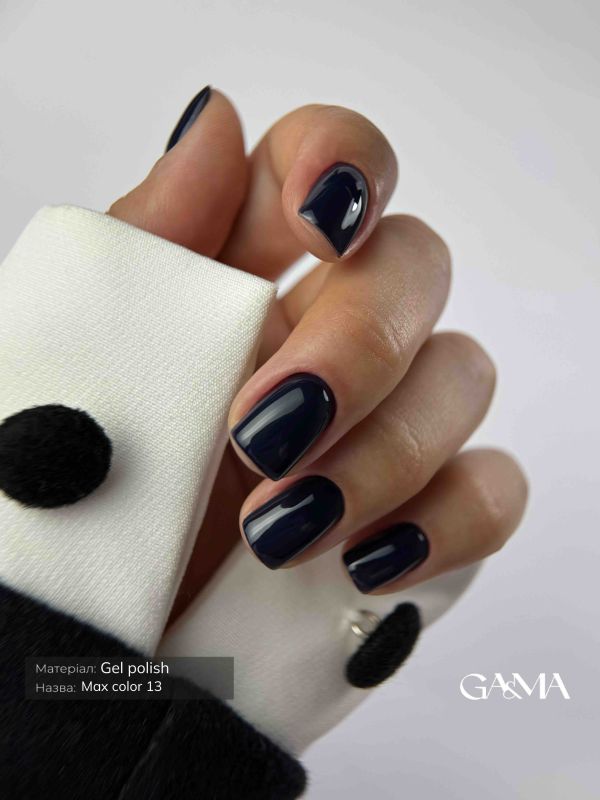 Гель-лак Gemely Max Color 13 темно-синій, 10мл