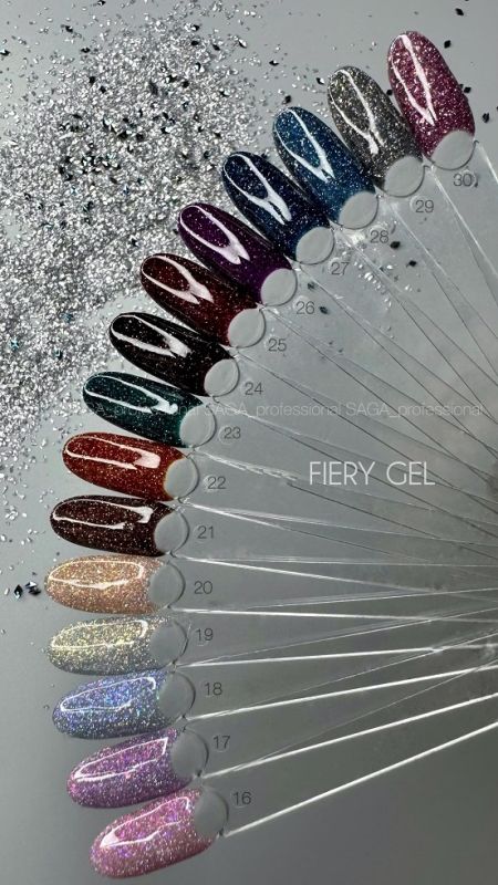 Гель-лак світловідбиваючий SAGA Fiery Gel 22 9мл