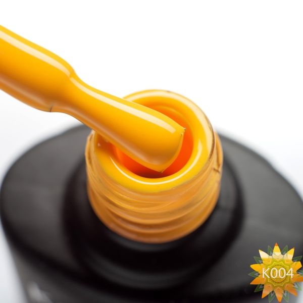 Гель-лак Komilfo Kaleidoscopic Collection K004 (апельсиновий, неоновий), 8 мл