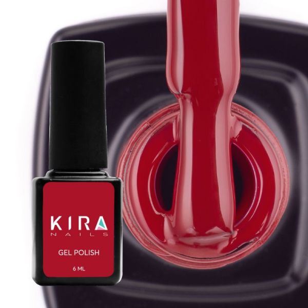 Гель-лак Kira Nails №191 (приглушена маджента, емаль), 6 мл