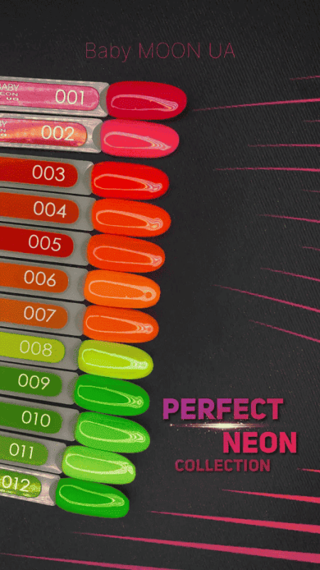 Гель-лак Baby Moon Perfect Neon 01 темна фуксія, 6мл 
