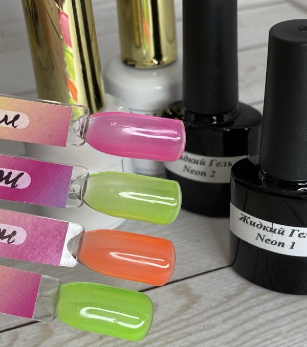 Рідкий неоновий гель в пляшці Bottle Gel Neon