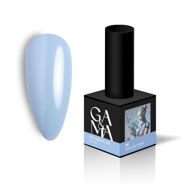 Гель-лак Ga&Ma AI collection 206 Airy Dreams 10мл