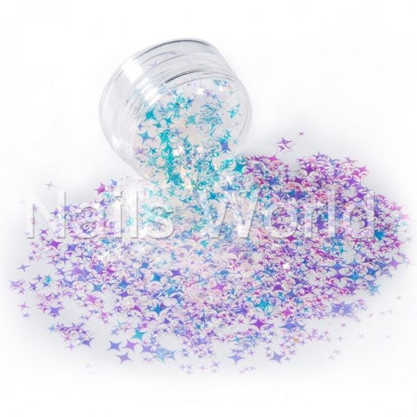 Зірочки Різдвяні Nails World №6