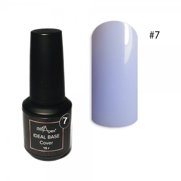 Кольорова база Ideal Base Nailapex # 7 Бузково-блакитна 15мл