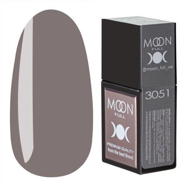 Кольорова база MOON FULL Amazing Color Base №3051 коричнево-сірий, 12мл