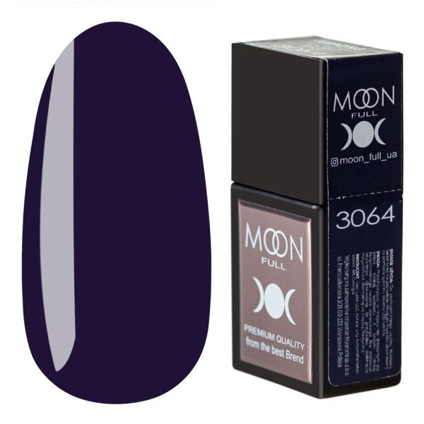 Кольорова база MOON FULL Amazing Color Base №3064 глибокий синій, 12мл