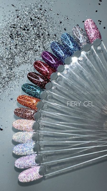 Гель-лак світловідбиваючий SAGA Fiery Gel 23 9мл